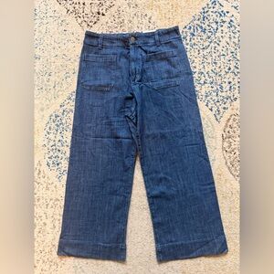 LC Lauren Conrad Women’s Super High Rise Wise Lef Cropped Stretch Jeans